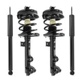 Unity Automotive 2 Front Complete Strut Assemblies 2 Rear Shock Absorbers 4-11730-257090-001