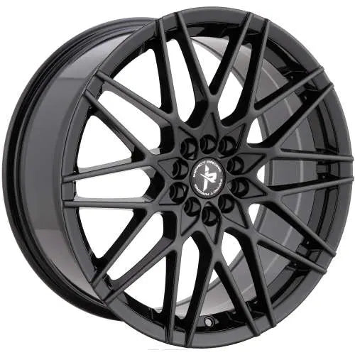 KF507 20X8.5 5X120 FULL GLOSS BLACK 38ET 73MM