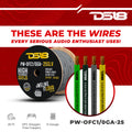 DS18 1/0-Gauge 25-Feet Silver