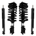 Unity Automotive 2 Front Complete Strut Assemblies 2 Rear Shock Absorbers 4-11953-259830-001