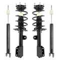 Unity Automotive 2 Front Complete Strut Assemblies 2 Rear Shock Absorbers 4-13113-259140-001