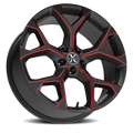 5 FLAKE - 22X9 5X127 ET 15MM 78.1CB