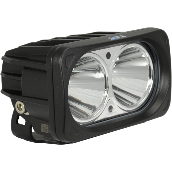 OPTIMUS SQUARE WHITE 2 10W LEDS 10 DEG NARROW