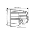OPTIMUS SQUARE WHITE 2 10W LEDS 10 DEG NARROW