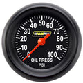 Classic Instruments 2 1/8 RACEPAK BLACK OIL PRESSURE RP181BBPF