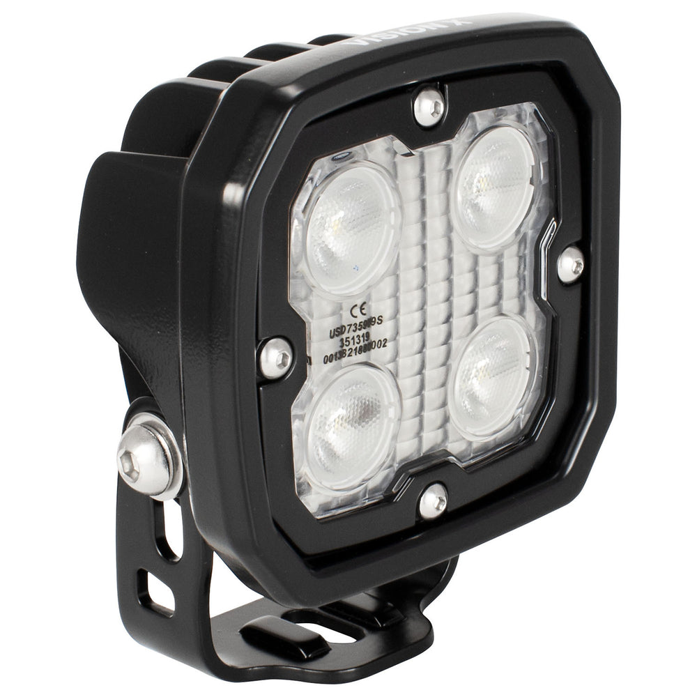 KIT OF 2 DURALUX WORK LIGHT 4 LED 40 DEGREE W/HARNESS