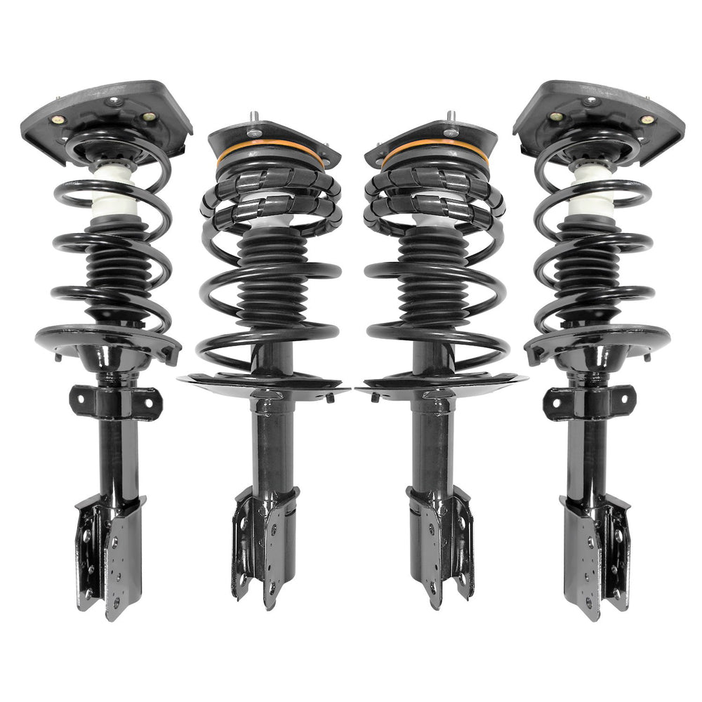 Unity Automotive 4 Front Rear Complete Strut Assemblies 4-11020-15021-001