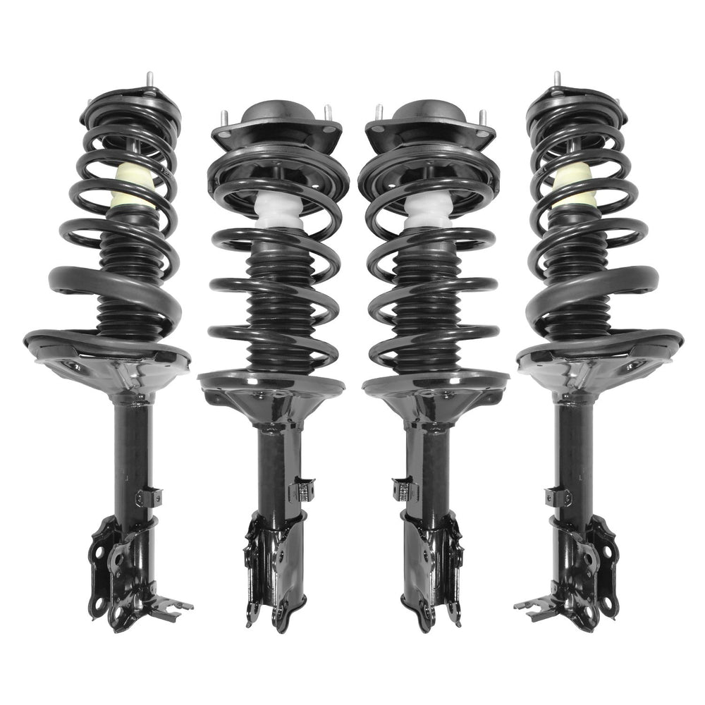 Unity Automotive 4 Front Rear Complete Strut Assemblies 4-11141-15111-001