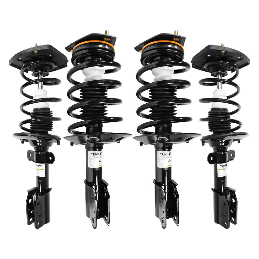 Unity Automotive 4 Front Rear Complete Strut Assemblies 4-11130-15061-001