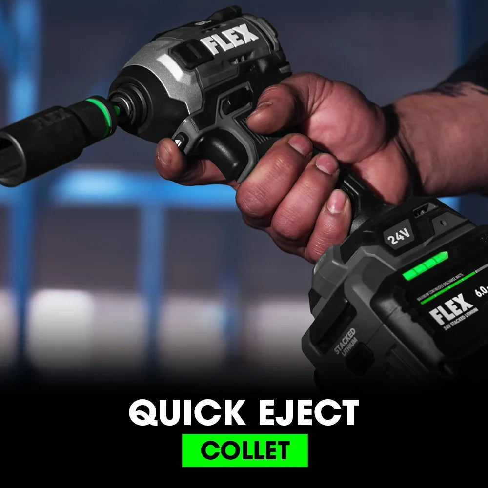 1/4IN QUICK EJECT HEX IMPACT DRIVER W/ MULTIMODE STACKED LITHIUM KIT 1X6.0AH B