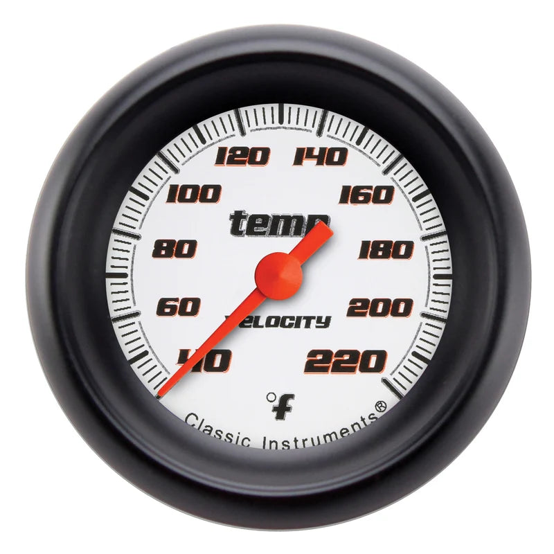 Classic Instruments VELOCITY WHT 2 1/8IN STOCK ELIM TEMP VS129WBPF