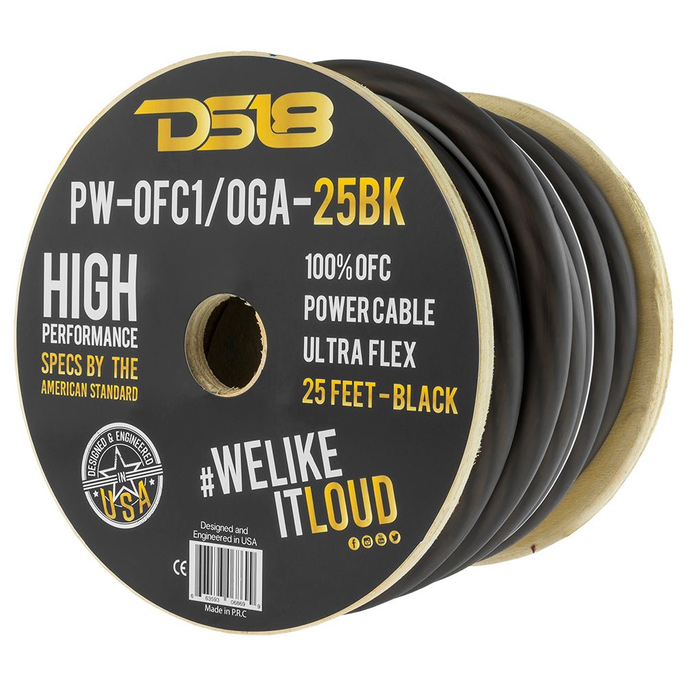 DS18 1/0-Gauge 25-Feet Green