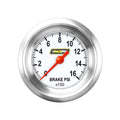 Classic Instruments 2 1/8 RACEPAK WHITE BRAKE PRESSURE RP167WAPF