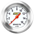 Classic Instruments 2 1/8 RACEPAK WHITE BRAKE PRESSURE RP167WAPF