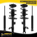 Unity Automotive 2 Front Complete Strut Assemblies 2 Rear Shock Absorbers 4-13861-254180-001