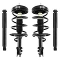 Unity Automotive 2 Front Complete Strut Assemblies 2 Rear Shock Absorbers 4-11723-259880-001