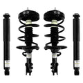 Unity Automotive 2 Front Complete Strut Assemblies 2 Rear Shock Absorbers 4-11723-259880-001