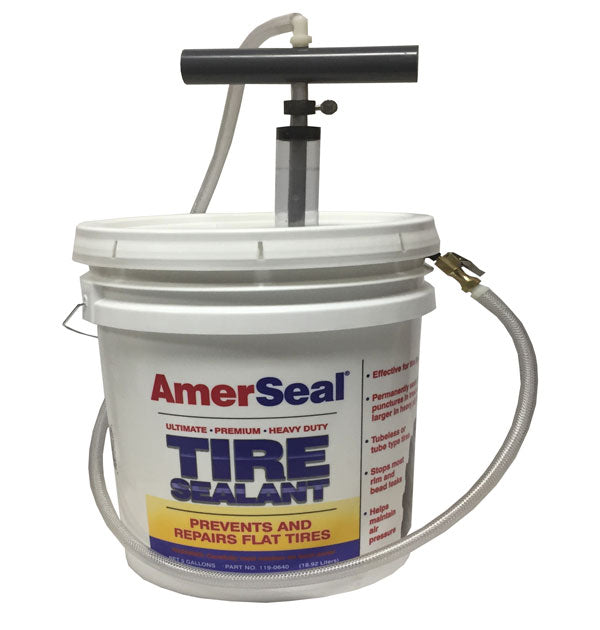 TIRE SEALANT PREVENTS & REPAIRS PUNCTURES 5 GAL PAIL