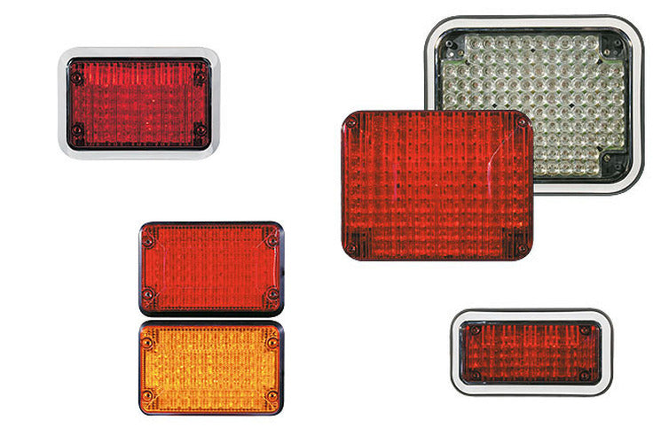 LED TURN ARROW PERIMETER 3X7 AMBER