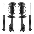 Unity Automotive 2 Front Complete Strut Assemblies 2 Rear Shock Absorbers 4-13981-251430-001