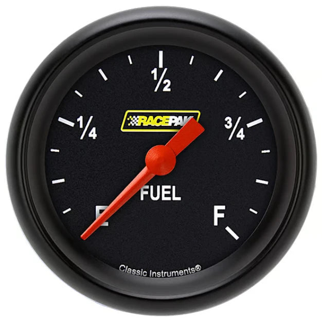 Classic Instruments 2 5/8 RACEPAK BLACK FUEL - PROGRAMMABLE RP309BBPF