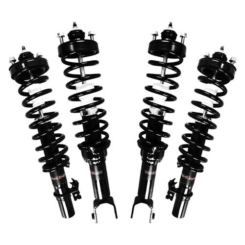 Unity Automotive 4 Front Rear Lowering Complete Strut Assembly - Top Mount Hardware 98200