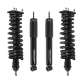 Unity Automotive 2 Front Shock Absorbers 2 Rear Complete Strut Assemblies 4-257130-15290-001