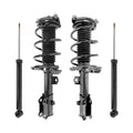 Unity Automotive 2 Front Complete Strut Assemblies 2 Rear Shock Absorbers 4-13583-259430-001