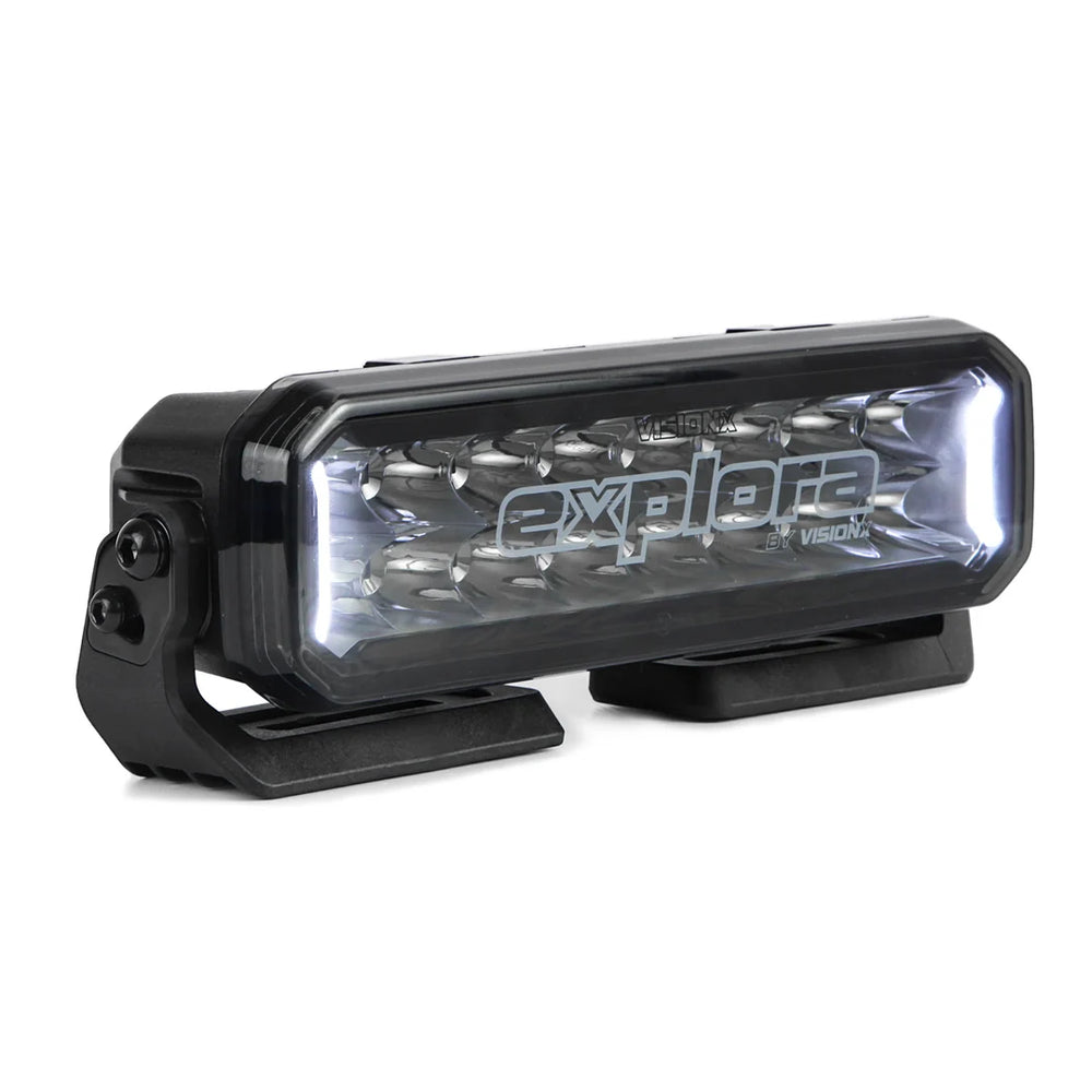 10IN LIGHT BAR DOUBLE ROW W/ DUALCOLOR DRL & WIRING HARNESS