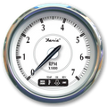 FARIA EURO TACH 7000 RPM GAUGE (GAS) W/SYSTEMCHECK IND. J/E BLACK