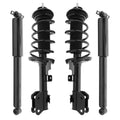 Unity Automotive 2 Front Complete Strut Assemblies 2 Rear Shock Absorbers 4-11907-250050-001
