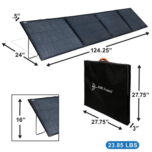 360 WATT FOLDABLE SOLAR PANEL WITH