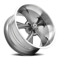 Ridler 695 18x8 / 5x114.3 BP / 0mm Offset / 83.82mm Hub Gloss Grey Machined Wheel