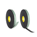 DBL COAT URETHANE FOAM TAPE BLACK 1IN X 36YD