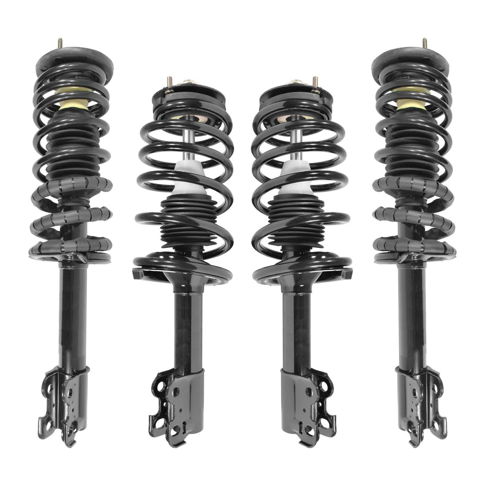 Unity Automotive 4 Front Rear Strut Assemblies 4-11220-15230-001