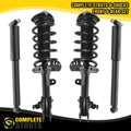 Unity Automotive 2 Front Complete Strut Assemblies 2 Rear Shock Absorbers 4-11901-250050-001