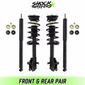 Unity Automotive 2 Front Complete Strut Assemblies 2 Rear Shock Absorbers 4-11995-252310-001