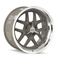 Ridler 610 17x7 / 5x127 BP / 0mm Offset / 83.82mm Hub Gloss Grey Polished Wheel