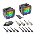 CHASING LED CUBE LIGHTS STANDARD MOUNT W/CONTROLLER