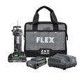 FLEX 24V BRUSHLESS DRYWALL CUT OUT TOOL KIT 2X2.5AH BATTERY 160W CHARGER