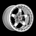 Weld S71 15x12.33 / 5x4.75 BP / 4.5in. BS Black Wheel (Medium Pad) - Black Single Beadlock MT