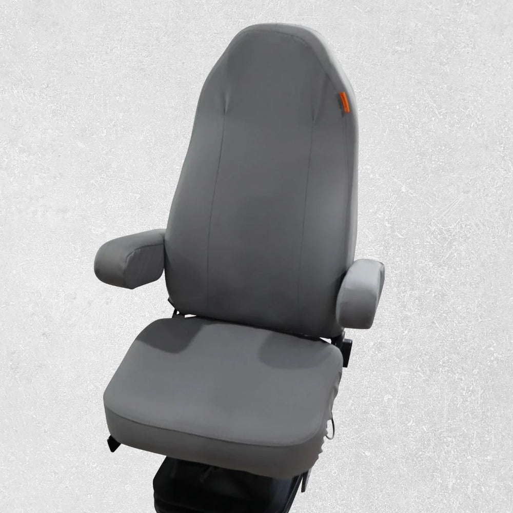 SEATS INC AIR RIDE DRIVER BUCKET INSIDE ARMREST COVER IRONWEAVE BLACK