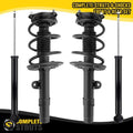 Unity Automotive 2 Front Complete Strut Assemblies 2 Rear Shock Absorbers 4-13891-250180-001
