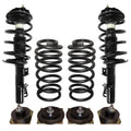 Unity Automotive 2 Front Complete Strut Assemblies 2 Rear Coil Springs 2 Top Mounts 2 Bottom Mounts 4-61690c-30-539000