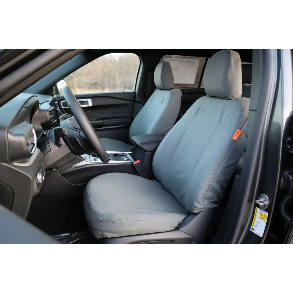 SEATS INC HIGH BACK AIR RIDE DRIVER INSIDE ARMREST W/ KNOB COVER IRONWEAVE GRAY