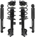 Unity Automotive 2 Front Complete Strut Assemblies 2 Rear Shock Absorbers 4-11365-259070-001