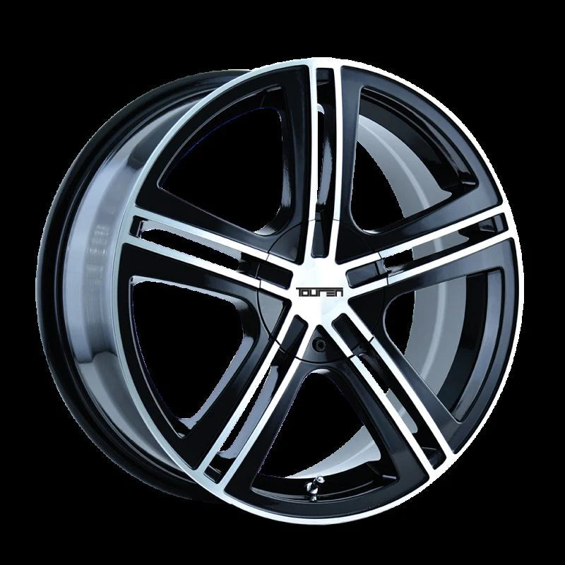 TR62 3262 GLOSS BLACK MACHINED 18X7.5 5100/5114.3 40MM 72.62MM