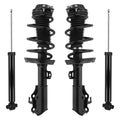 Unity Automotive 2 Front Complete Strut Assemblies 2 Rear Shock Absorbers 4-13963-251430-001