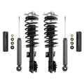 Unity Automotive 2 Front Complete Strut Assemblies 2 Rear Shock Absorbers 4-11550-259320-001