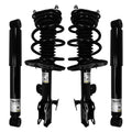 Unity Automotive 2 Front Complete Strut Assemblies 2 Rear Shock Absorbers 4-11255-254060-001